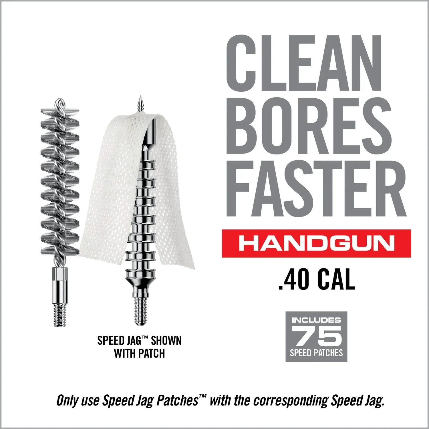 Real Avid Bore-Max® Speed Clean System™ .40 Cal