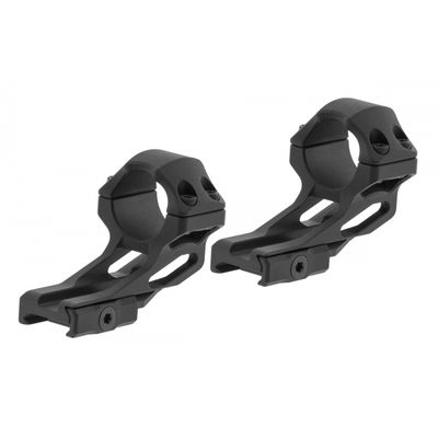 UTG ACCU-SYNC® 1" High Profile 37mm Offset Picatinny Scope Rings - Black