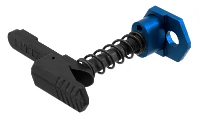 UTG® AR15 Ambidextrous Extended Magazine Release, Blue