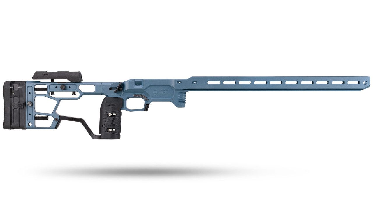 MDT ACC Elite Chassis System - Remington 700 LA CIP 3.850 Right Hand (Titanium Blue)