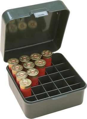 MTM Shotshell Box 25 Rd 12 Ga Mag Green