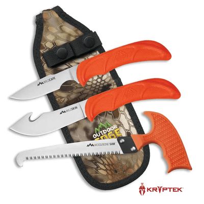 Outdoor Edge WildGuide 3-Piece Hunting Field-Dressing Kit