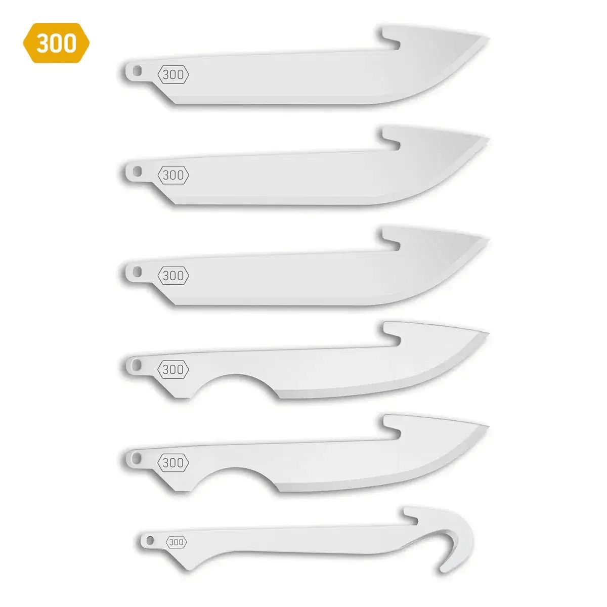 Outdoor Edge 3.0" Combo Replacement Blades 6-Pack