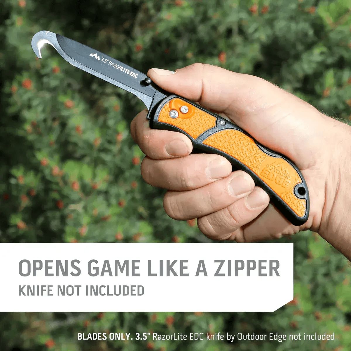 Outdoor Edge 3.5" Gutting Replacement Blades 4-Pack