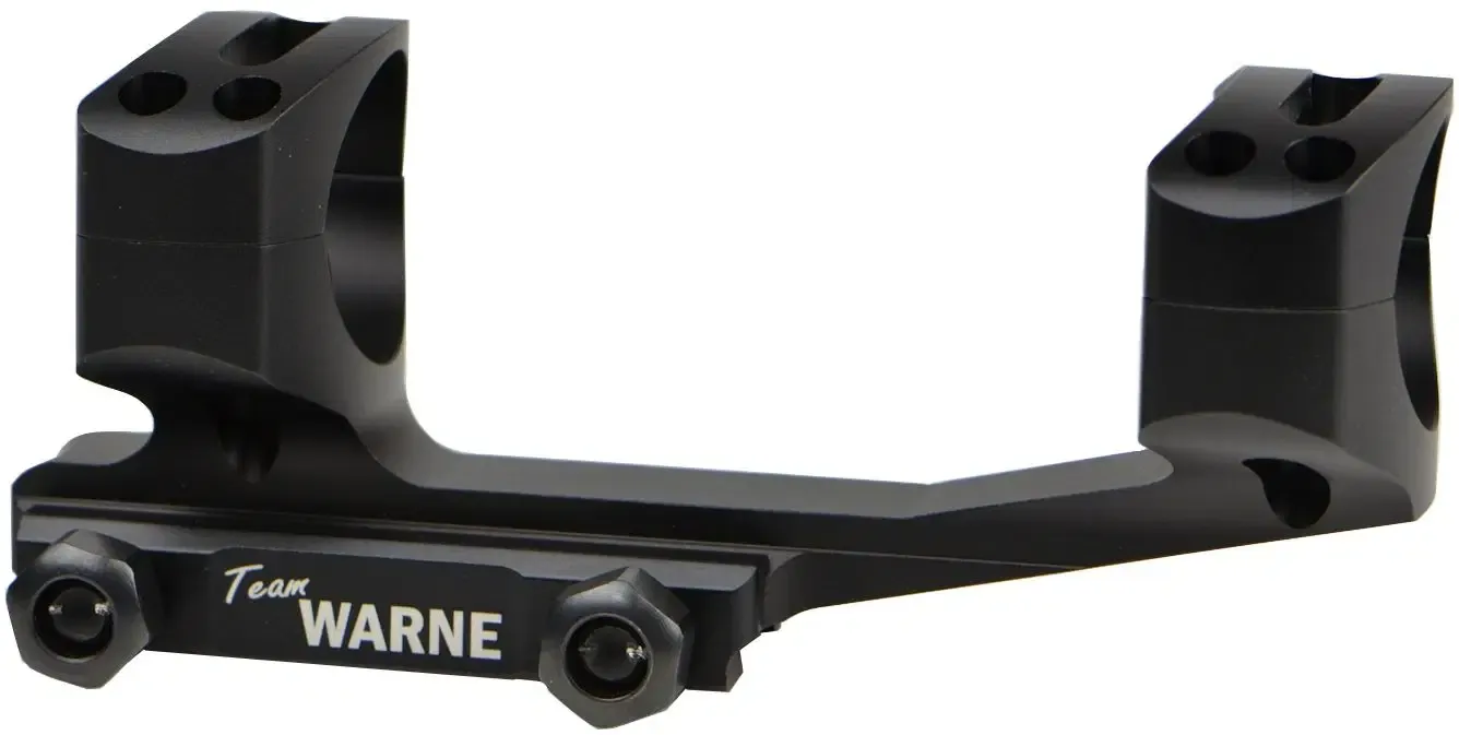Warne 1" 2nd Gen Skeleton MSR Mount, Black XSKEL1TW