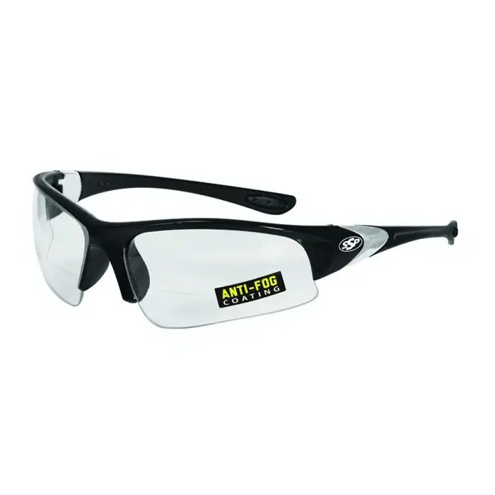 SSP Eyewear Entiat 3.0 Bifocal Demi Clear Anti-Fog Safety Glasses