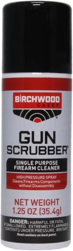 Birchwood Casey Gun Scrubber Single Purpose Firearms Cleaner, 1.25 Fl. Oz. Aerosol