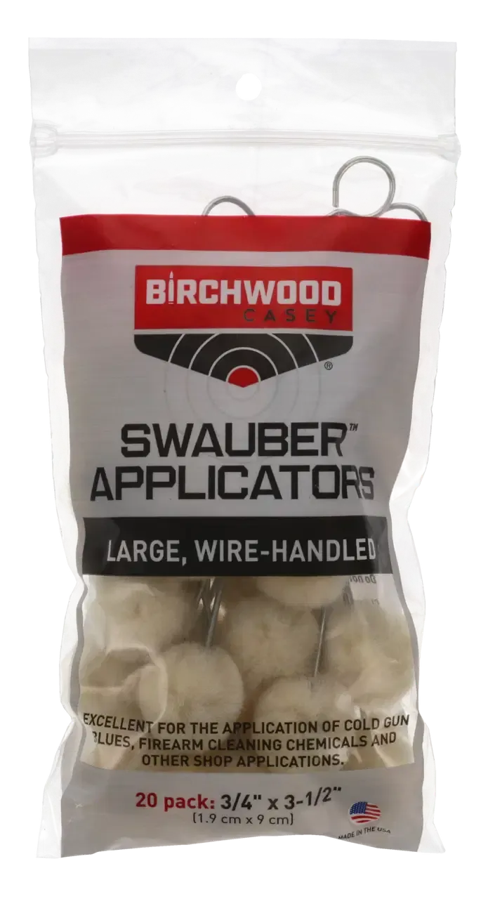 Birchwood Casey Swauber Applicators 20 Pack