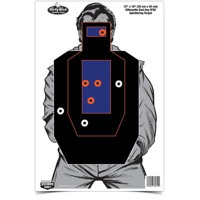 Birchwood Casey Dirty Bird® 12 x 18 Bad Guy IPSC Target
