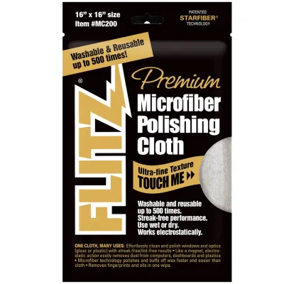 Flitz Microfibre Polish Cloth 16"X16"