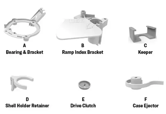 LEE Molded Parts Breech Lock Ultimate Turret Press 6 Cavity
