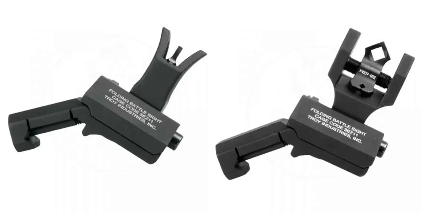 Troy 45⁰ Offset BattleSight Set – M4 Front &amp; Dioptic Rear