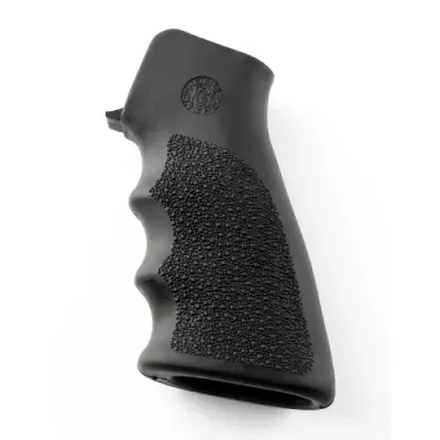 Hogue AR-15 / M16: OverMolded Rubber Grip with Finger Grooves - Black