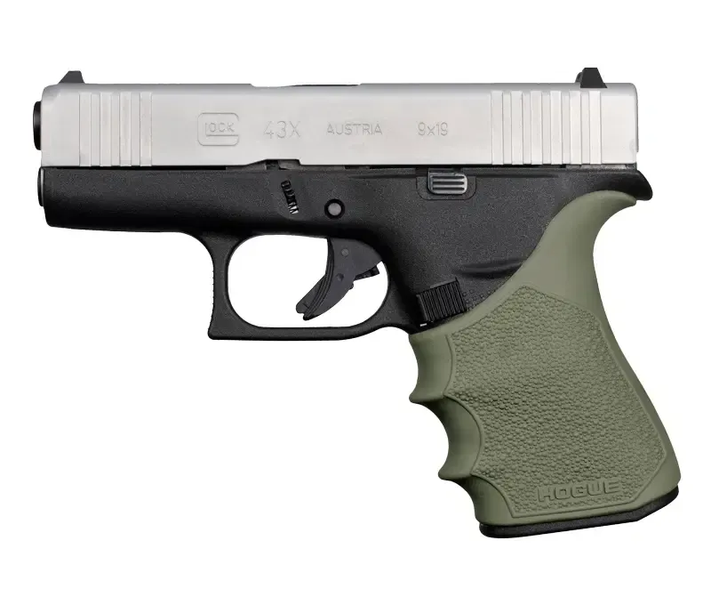 Hogue HandALL® Beavertail Grip Sleeve Glock 43X/48 - Olive Drab Green