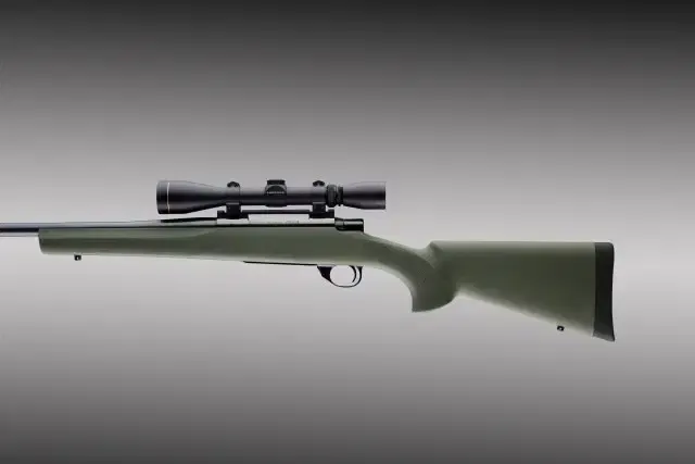 Hogue OverMolded Rifle Stock (Full Bed Block) - Olive Drab Green