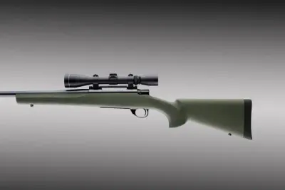 Hogue OverMolded Rifle Stock (Full Bed Block) - Olive Drab Green