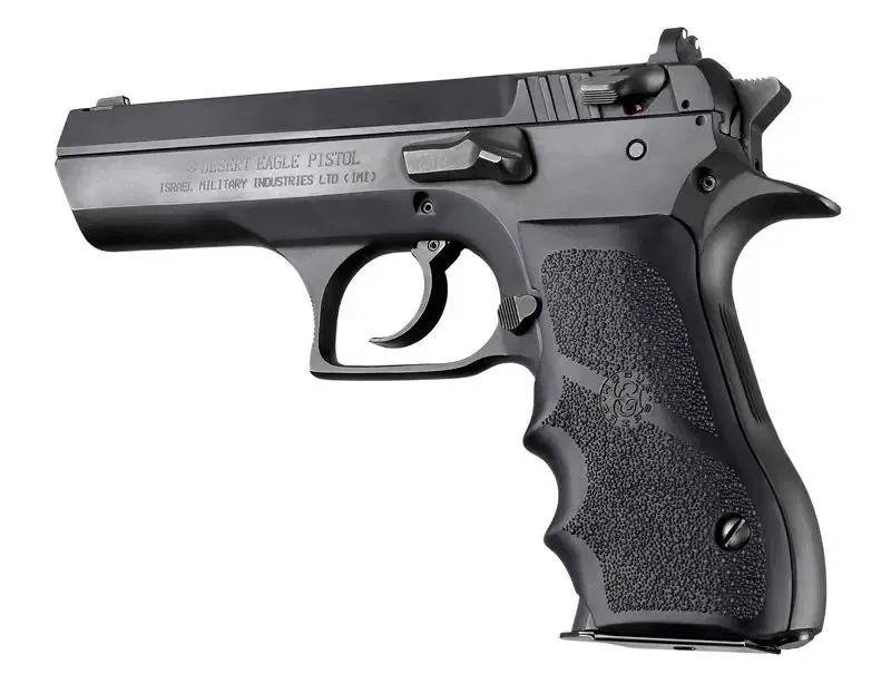 Hogue Magnum Research Baby Eagle .40/9mm, Jericho &amp; Uzi Eagle Black Rubber Grip