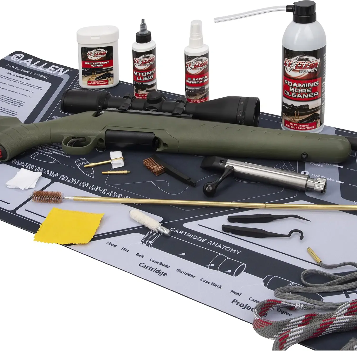 Allen Krome Rifle &amp; Shotgun Cleaning Mat 46x16"