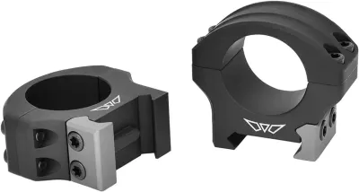 Warne HyperLite Picatinny-Style Ring Set 1" High 8502M Matte Black