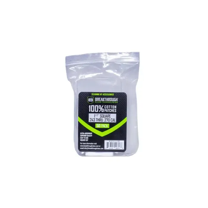 Breakthrough Cotton Patches 1.5" Square 50s