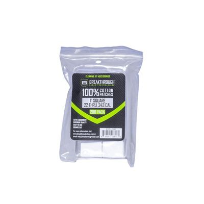 Breakthrough Cotton Patches 1" Square 200s