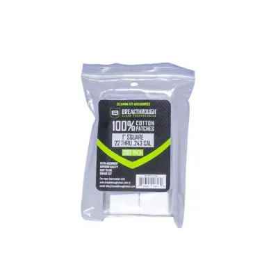 Breakthrough Cotton Patches 1" Square 200s