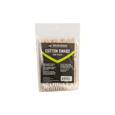 Breakthrough 6" Cotton Swabs 200-Pack