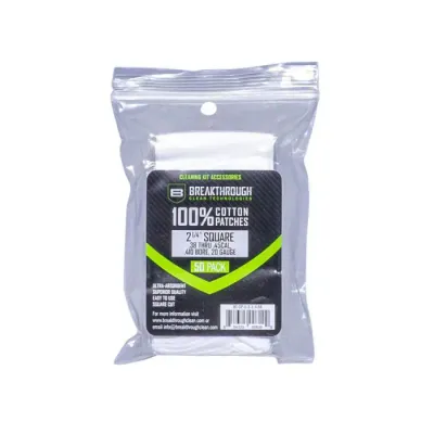 Breakthrough Cotton Patches 2.25" Square 50s