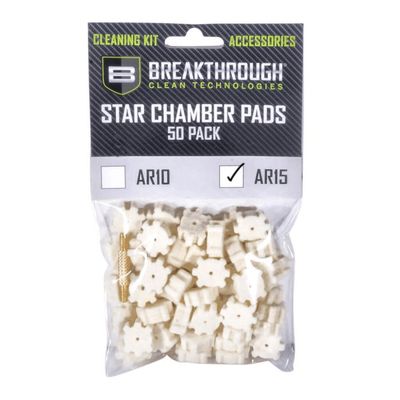Breakthrough AR-15 Chamber Star Pads, 8-32 w/Adapter
