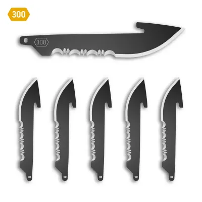 Outdoor Edge 3" Serrate Blades 6-Pack