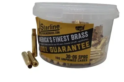 Starline Reloading Cases 30-06 Springfield Unprimed Cases (100)