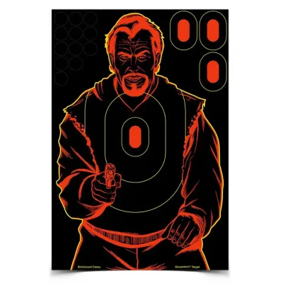 Birchwood Casey Bad Guy Silhouette Target Shoot-N-C 12" x 18" - 100 Pack