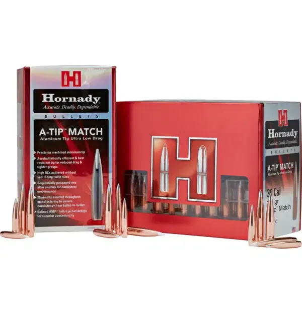 Hornady 25 cal .257 138 gr A‑Tip® Match