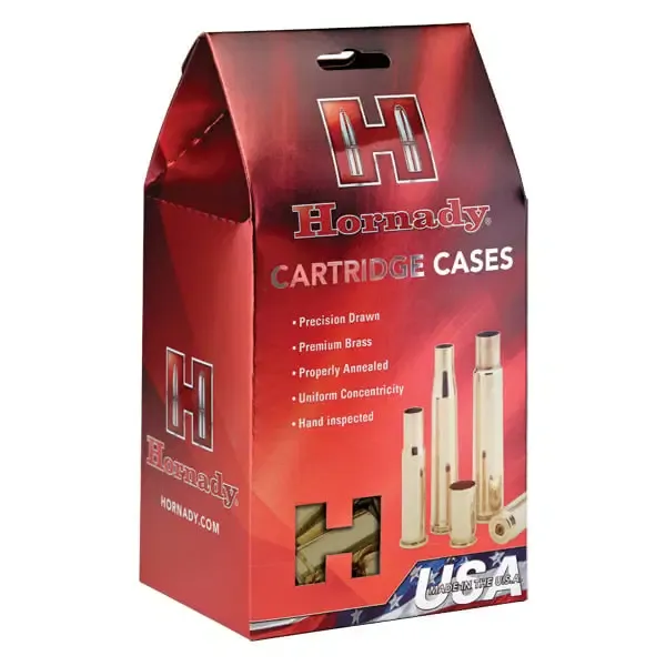Hornady 7.62×39 Unprimed Brass Cases 50