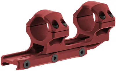 UTG® ACCU-SYNC® 1" Picatinny Cantilever Mount, 34mm Offset, Medium Profile Set Ring, Red