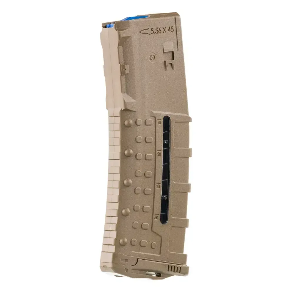 UTG AR-15 .223/5.56 Windows Poly Mag 30 Rd FDE