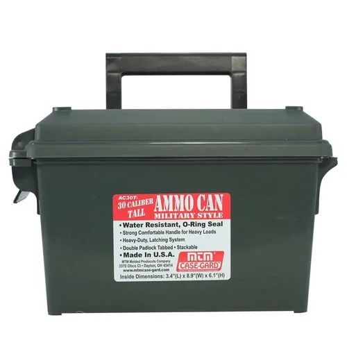 MTM Case-Gard 30 Caliber Tall Ammo Can Forest Green