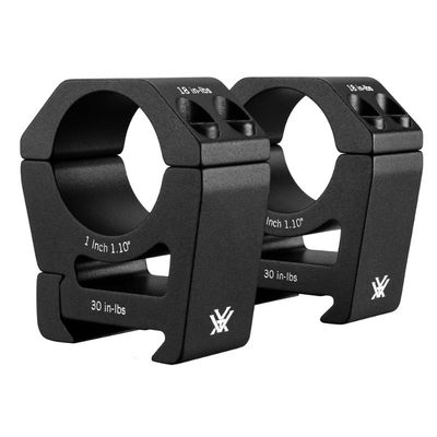 Vortex Sport 1" High Rifle Scope Rings (1.1")