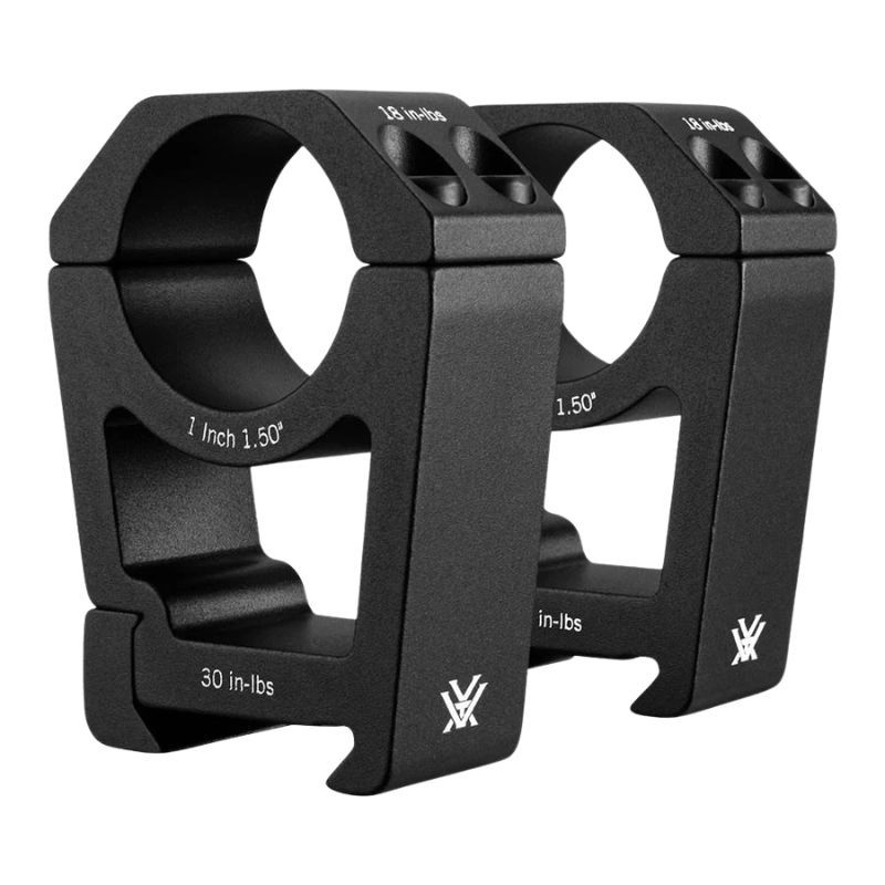 Vortex Sport 1" Extra High Rifle Scope Rings (1.5")
