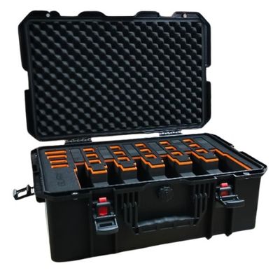 Glary Delux 6 Pistol Storage Case Black