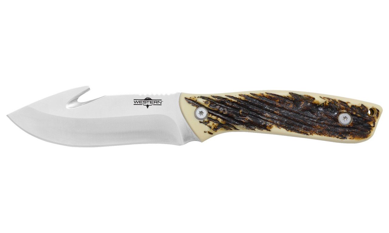 Camillus Western Crosstrail 9.5" Gut Hook Fixed Blade Knife
