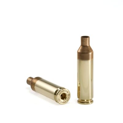 Peterson .22 Creedmoor Small Rifle Primer Brass Cartridge Cases (50)