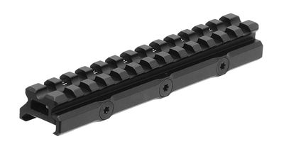 UTG Super Slim 20MOA Elevated Picatinny Mount, 13-slot