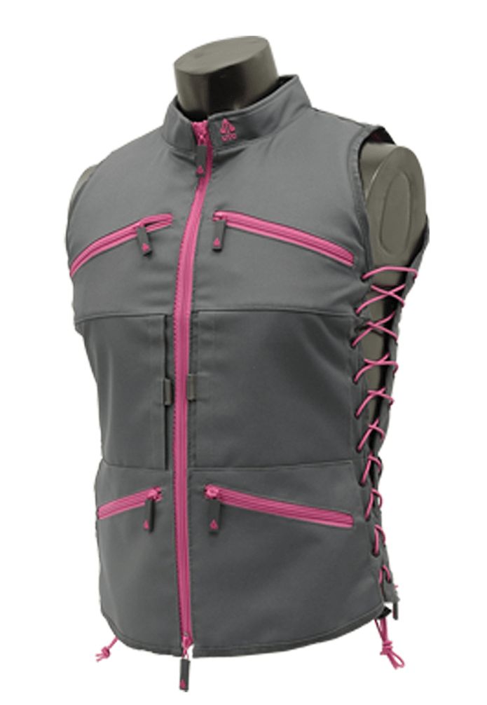 UTG TRUE HUNTRESS Female Sporting Vest, Gray/Pink