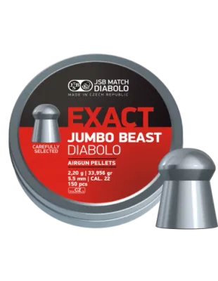 JSB Exact Jumbo Beast Airgun Pellet 33.95gr, 5.52mm (150)