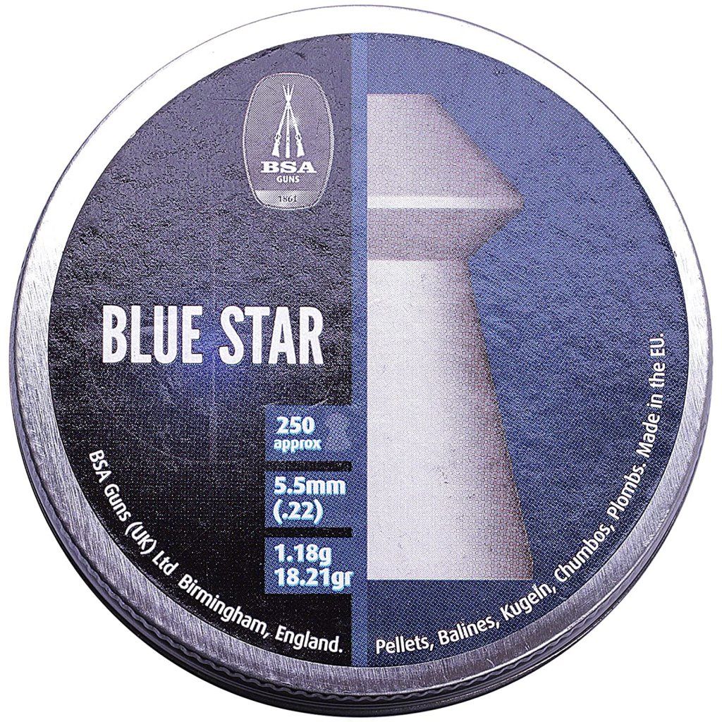 Gamo BSA Blue Star 5.5mm 18.21gr Pellets (250 pieces)