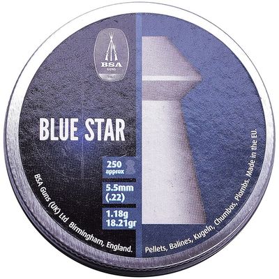 Gamo BSA Blue Star 5.5mm 18.21gr Pellets (250 pieces)