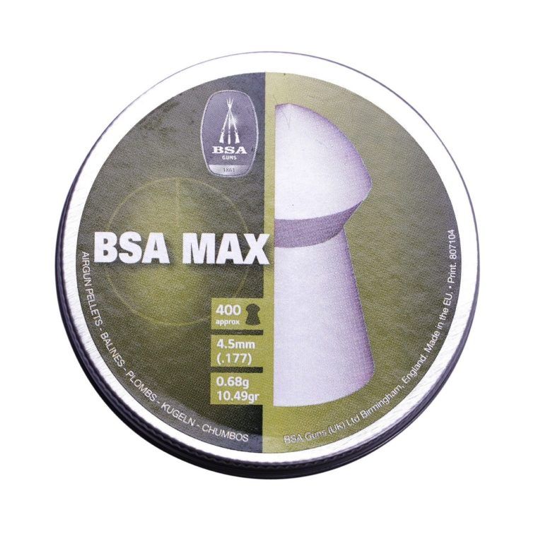 Gamo BSA Max Metal Pellets 4,5MM 10,49 gr (400PCS)