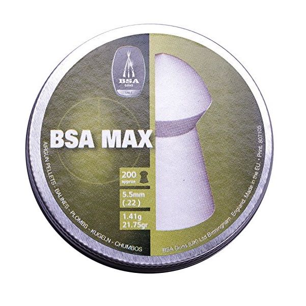 Gamo BSA Max Metal Pellets 21,75gr 5,5MM (200 pcs)