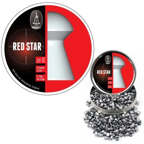 Gamo BSA Red Star Pellets 8,02gr 4,5mm 450PCS